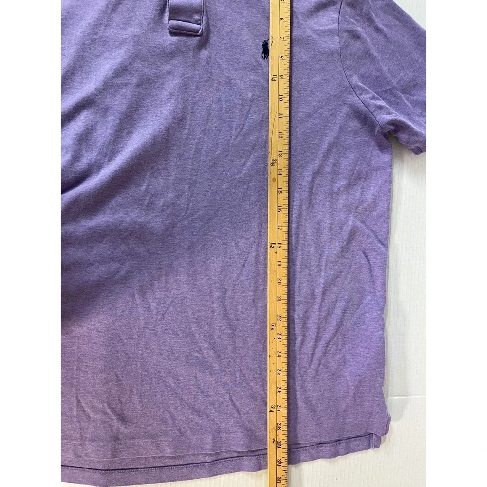 Polo‎ Ralph Lauren Polo Shirt Mens XL Purple Classic Fit Heathered
